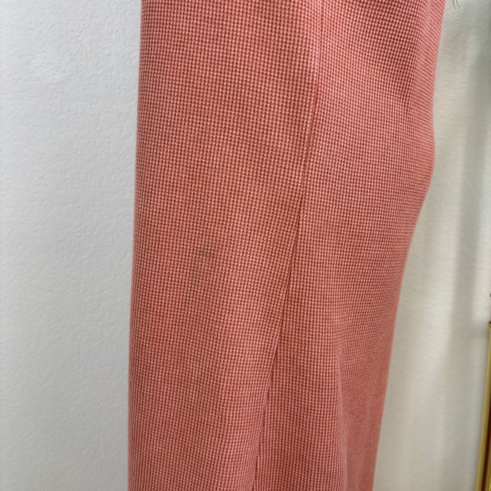 Daily Practice by Anthropologie Rose Waffle Knit Button Front Midi Dress Small - Picture 15 of 16